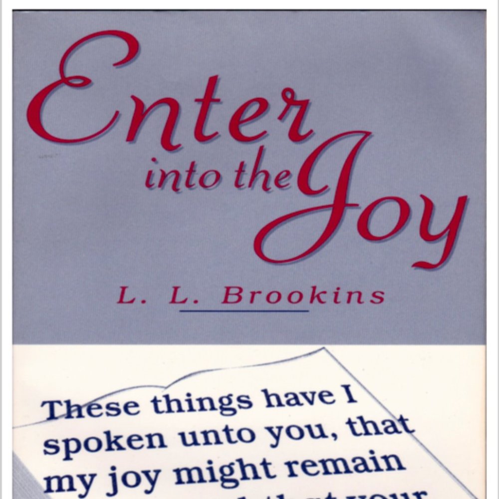 My Book "Enter Into The Joy" Written By Me!!!!